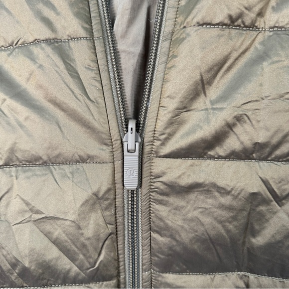 Lululemon Non-Stop Bomber Jacket 4 Frontier Reversible Gold Metallic Coat 2019 - Picture 2 of 6